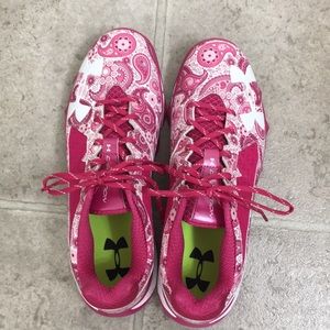 Under Armour Deception white/pink shoes 👟